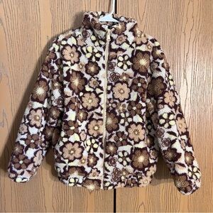 ASOS Reclaimed Vintage inspired fleece in floral print